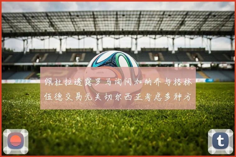 佩杜拉透露罗马询问加纳乔与格林伍德交易无关切尔西正考虑多种方案